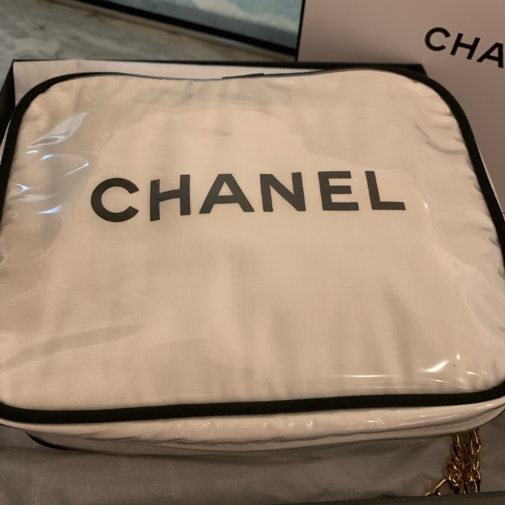 Authentic Rare Vintage Chanel Cosmetic Travel Beauty Case